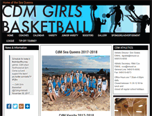 Tablet Screenshot of cdmgirlsbasketball.com